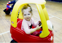 HOMEPAGE Preschool-girl drives car